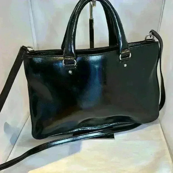 Kate Spade Black Tote w/Shoulder Strap Like New - Picture 4 of 6